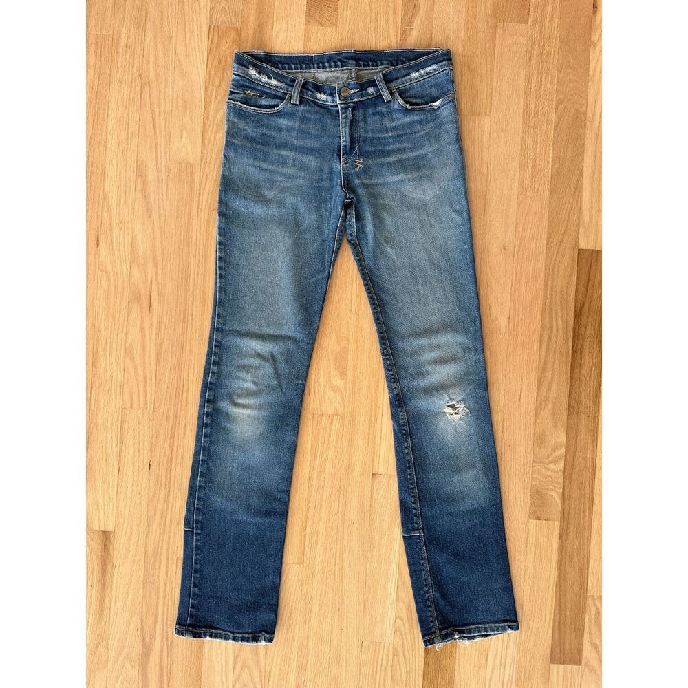 Vintage Y2K Tsubi Ksubi Jeans Slim Straight Leg Denim Women's US 5 Distressed